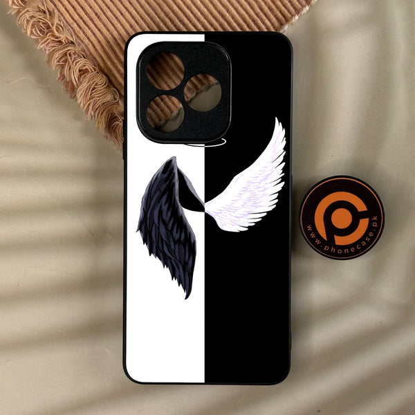 Honor X8d - Angel 2.0 Design 5 - Premium Metal Printed Soft Bumper Shock Proof Case