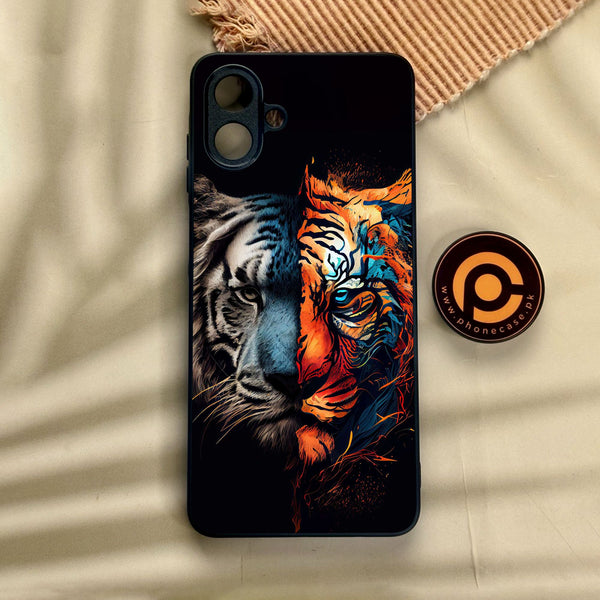 Samsung Galaxy A07 - Tiger 2.0 Design 1 - Premium Metal Printed Soft Bumper Shock Proof Case