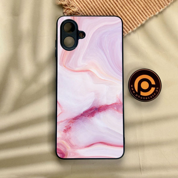 Samsung Galaxy A07 - Pink Design 8 - Premium Metal Printed Soft Bumper Shock Proof Case