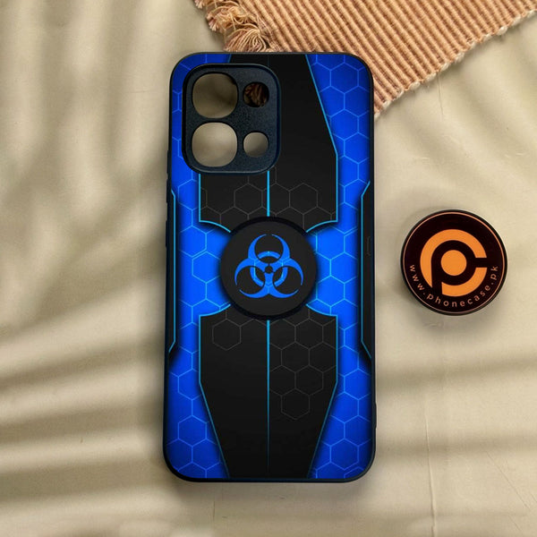 Oppo A6 Pro - Biohazard Design 1 - Premium Metal Printed Soft Bumper Shock Proof Case