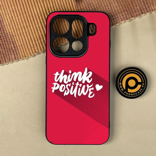 Oppo Find X9 Pro - Think Positive Design - Premium Metal Printed Soft Bumper Shock Proof Case