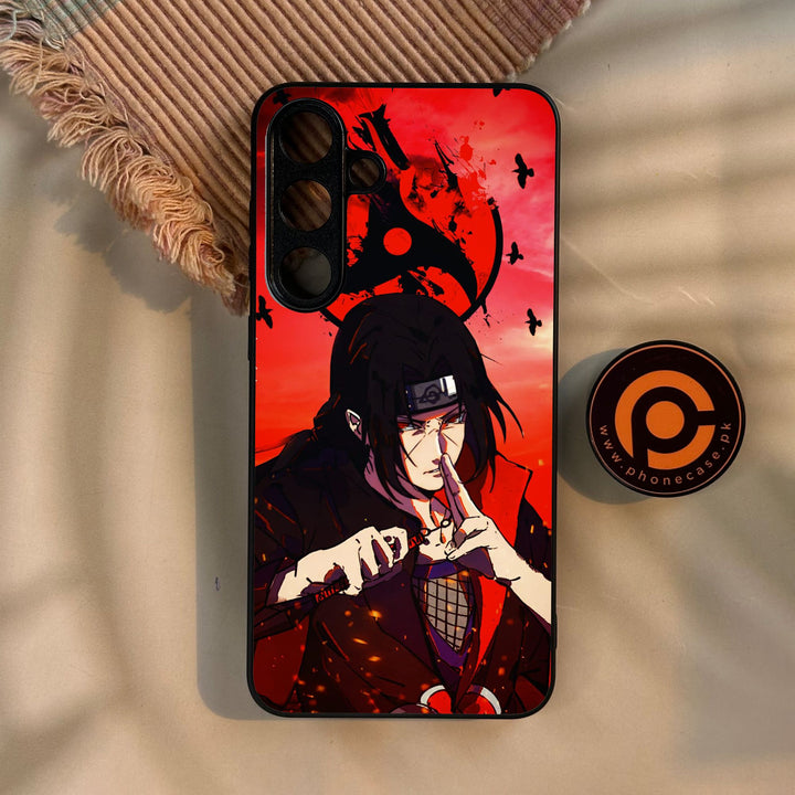 Galaxy S25 Plus - Uchiha Itachi - Premium Metal Printed Soft Bumper Shock Proof Case