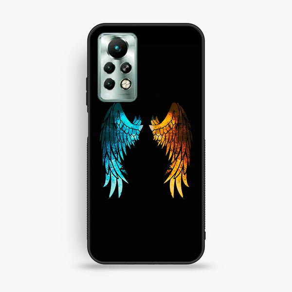 Infinix Note 11 Pro - Angel 2.0 Design 8 - Premium Metal Printed Soft Bumper Shock Proof Case