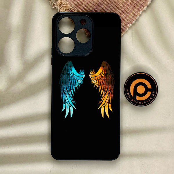 Realme Note 70 - Angel 2.0 Design 8 - Premium Metal Printed Soft Bumper Shock Proof Case