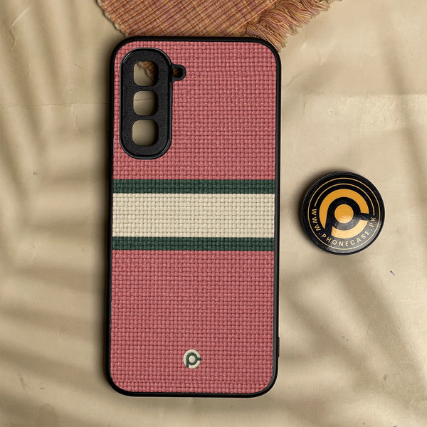 Infinix Hot 70 - Classic Weave Design 22 - Premium Metal Printed Soft Bumper Shock Proof Case