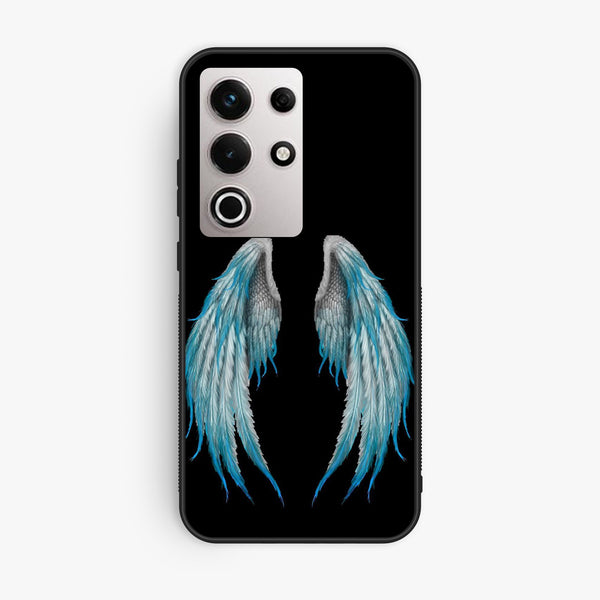 Itel S25 Ultra - Angel Wings Design 4 - Premium Metal Printed Soft Bumper Shock Proof Case
