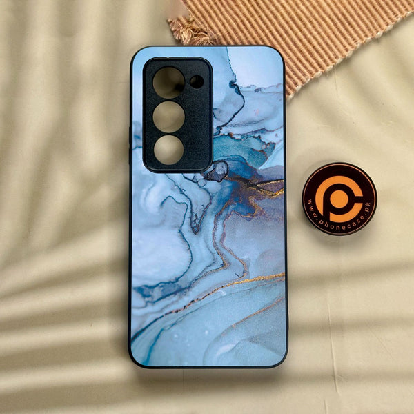 Xiaomi Redmi 15 - Blue Marble Design 1 - Premium Metal Printed Soft Bumper Shock Proof Case