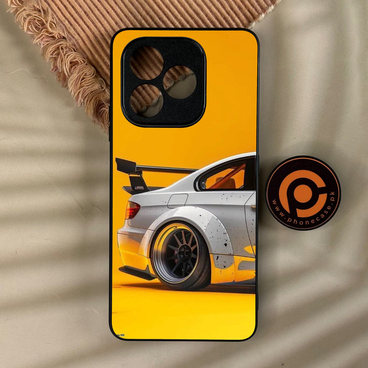 Honor X8d - M3 Gt2 Racing Car - Premium Metal Printed Soft Bumper Shock Proof Case
