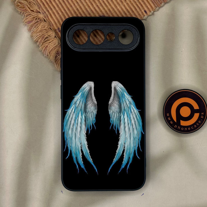 Vivo X300 FE - Angel Wings Design 4 - Premium Metal Printed Soft Bumper Shock Proof Case