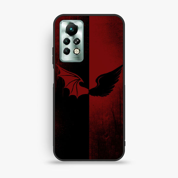 Infinix Note 11 Pro - Angel 2.0 Design 6 - Premium Metal Printed Soft Bumper Shock Proof Case