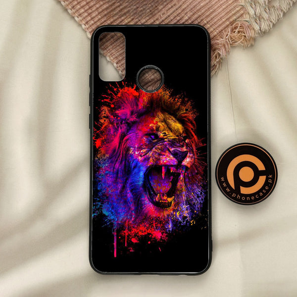 Honor 9X Lite - Tiger 2.0 Design 5 - Premium Metal Printed Soft Bumper Shock Proof Case
