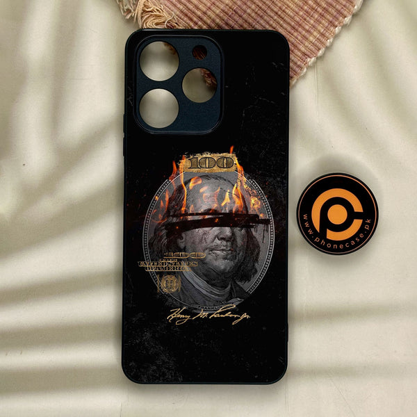 Realme Note 70 - Dollar Design 10 - Premium Metal Printed Soft Bumper Shock Proof Case