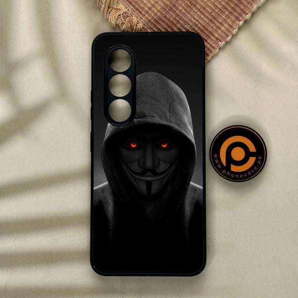 Itel S25 - Anonymous 2.0 Design 4 - Premium Metal Printed Soft Bumper Shock Proof Case