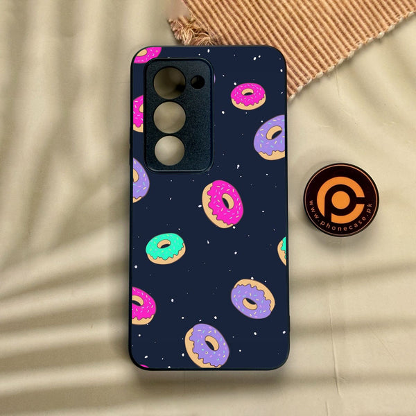 Xiaomi Redmi 15 - Colorful Donuts - Premium Metal Printed Soft Bumper Shock Proof Case