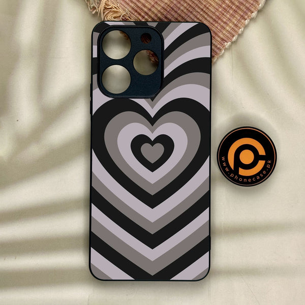 Realme Note 70 - Heartbeat Design 1 - Premium Metal Printed Soft Bumper Shock Proof Case