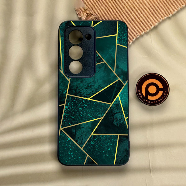 Xiaomi Redmi 15 - Geometric Design 9 - Premium Metal Printed Soft Bumper Shock Proof Case