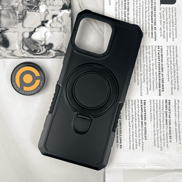 Xiaomi Redmi 12 4G Falcrum Military-Grade Protection Armor Case with Metal Ring