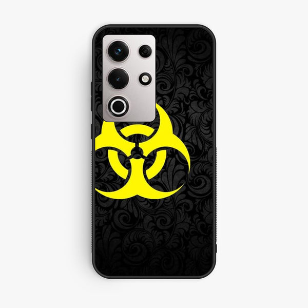 Itel S25 Ultra - Biohazard Design 10 - Premium Metal Printed Soft Bumper Shock Proof Case