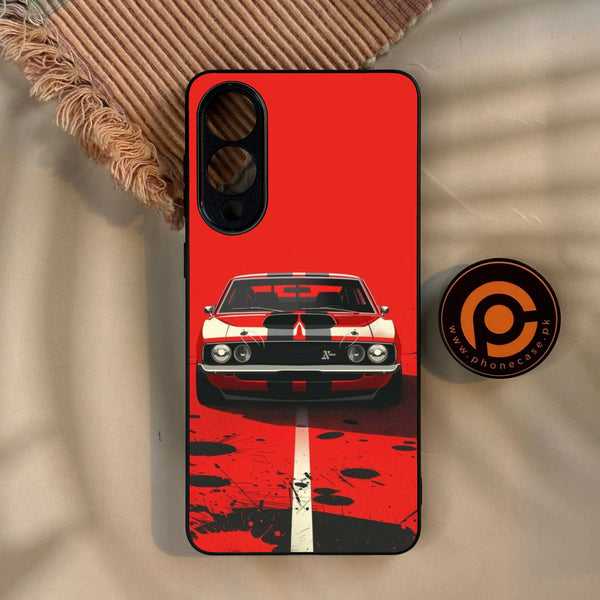 Galaxy S25 Edge - Classic Racer Vibes - Premium Metal Printed Soft Bumper Shock Proof Case