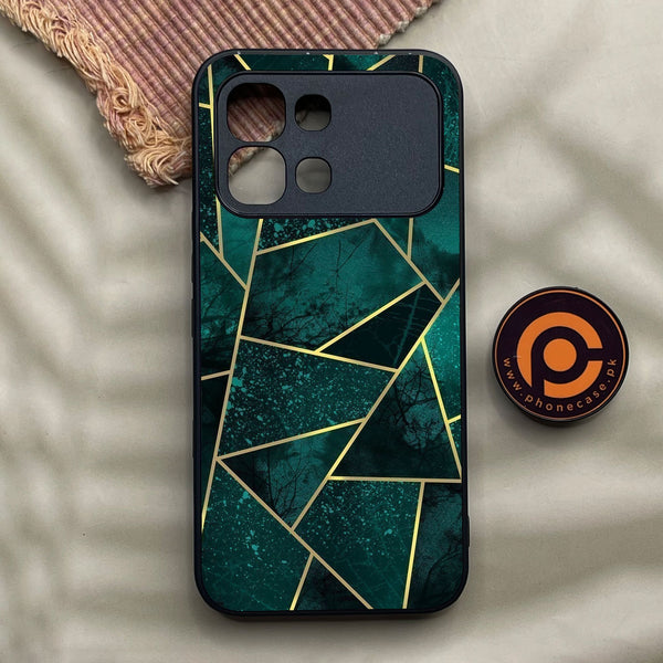Infinix Note Edge - Geometric Design 9 - Premium Metal Printed Soft Bumper Shock Proof Case