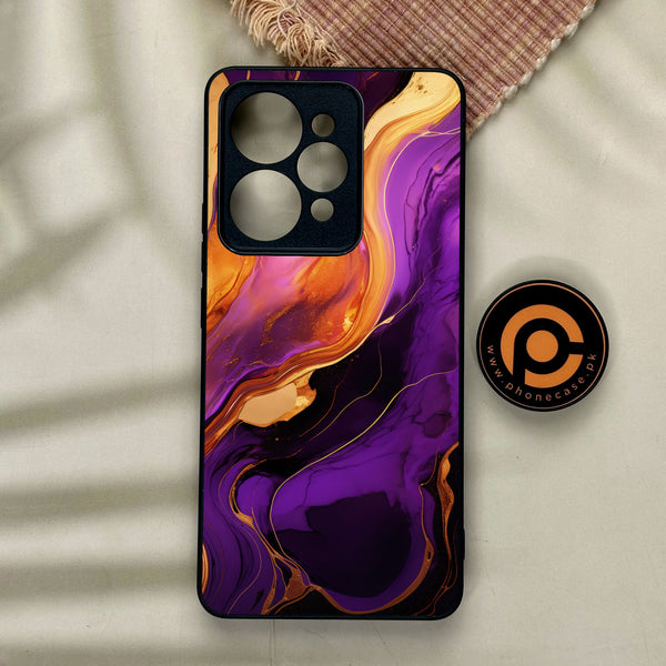 Realme 15 - Liquid Design 5 - Premium Metal Printed Soft Bumper Shock Proof Case