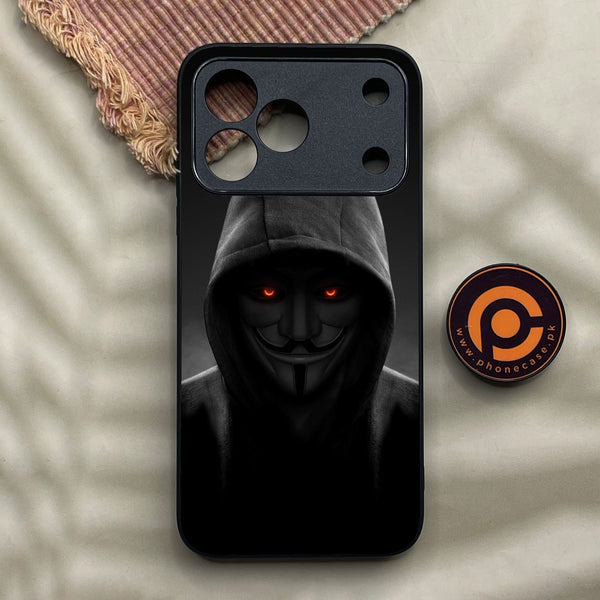 Tecno Spark 50 - Anonymous 2.0 Design 4 - Premium Metal Printed Soft Bumper Shock Proof Case