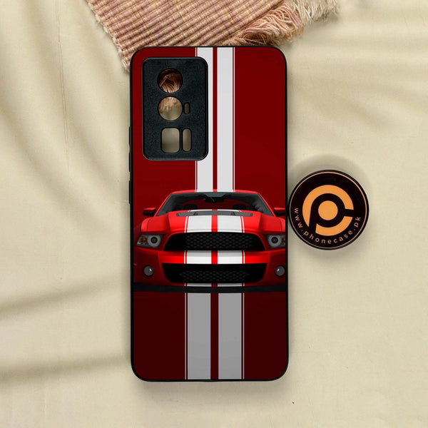 Xiaomi Redmi K60 Pro - Muscle Racing Car - Premium Metal Printed Soft Bumper Shock Proof Case
