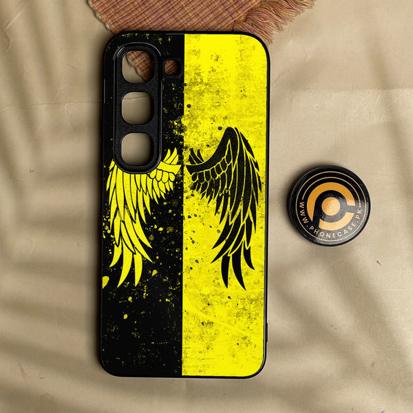 Infinix Hot 70 Pro - Angel 2.0 Design 1 - Premium Metal Printed Soft Bumper Shock Proof Case