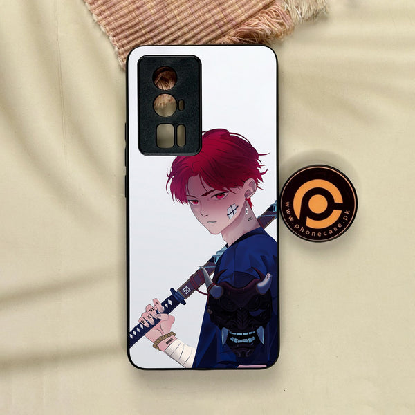 Xiaomi Redmi K60 Pro - Anime Series Design 8 - Premium Metal Printed Soft Bumper Shock Proof Case