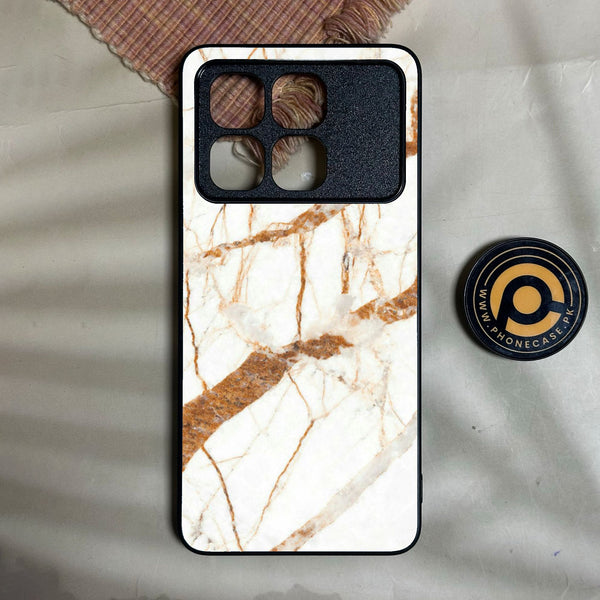 Redmi K70 Ultra - White Design 4 - Premium Metal Printed Soft Bumper Shock Proof Case