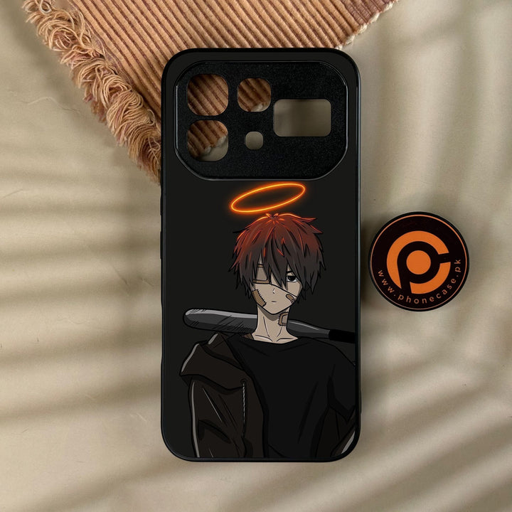 Infinix Note 60 - Anime Series Design 6 - Premium Metal Printed Soft Bumper Shock Proof Case