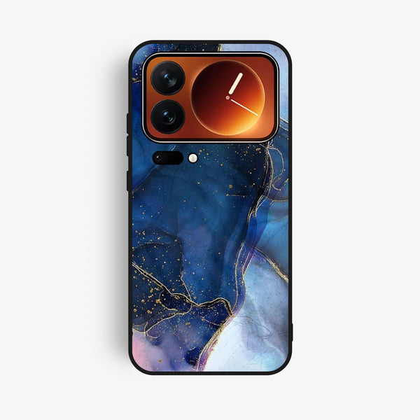 Xiaomi 17 Pro - Blue Marble Design 7 - Premium Metal Printed Soft Bumper Shock Proof Case