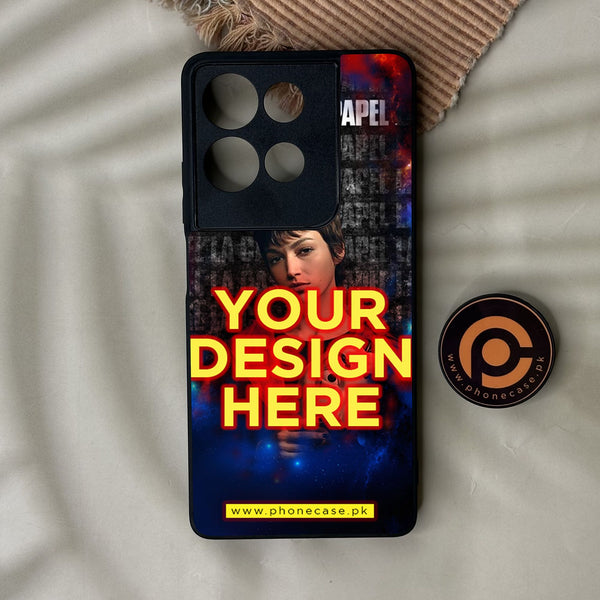 Motorola Moto G75 - Customize Your Own - Premium Metal Printed Soft Bumper Shock Proof Case