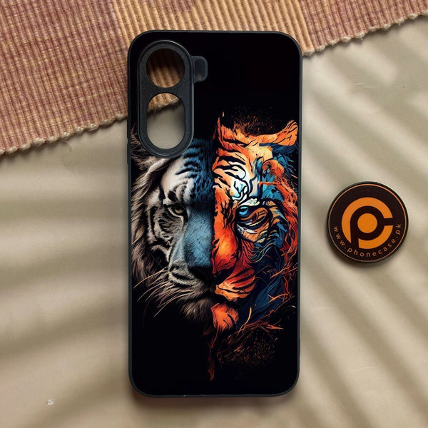 Xiaomi Redmi A7 Pro - Tiger 2.0 Design 1 - Premium Metal Printed Soft Bumper Shock Proof Case