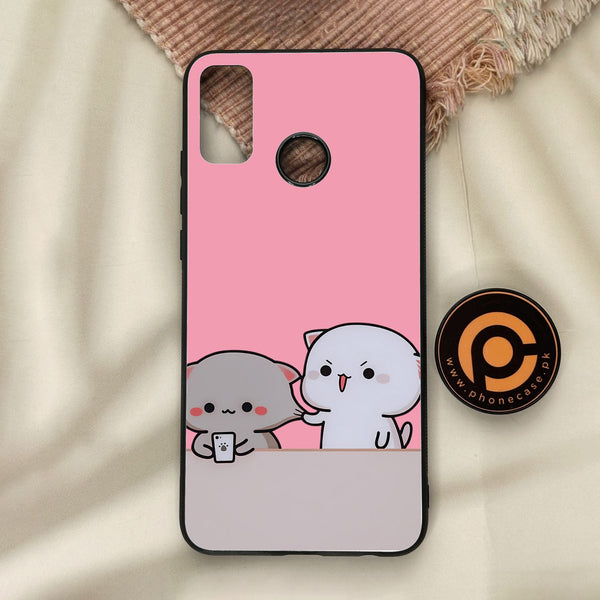 Honor 9X Lite - Cute Bubu Dudu Design 2 - Premium Metal Printed Soft Bumper Shock Proof Case