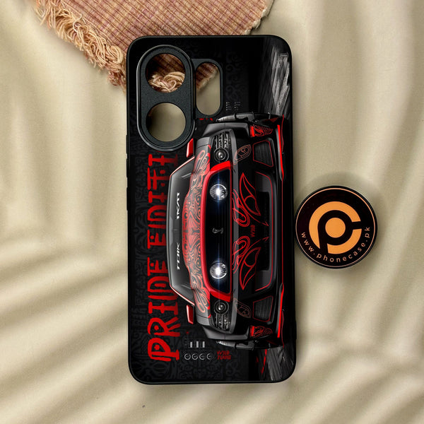 Vivo V60 - Cobra X Racing Car - Premium Metal Printed Soft Bumper Shock Proof Case