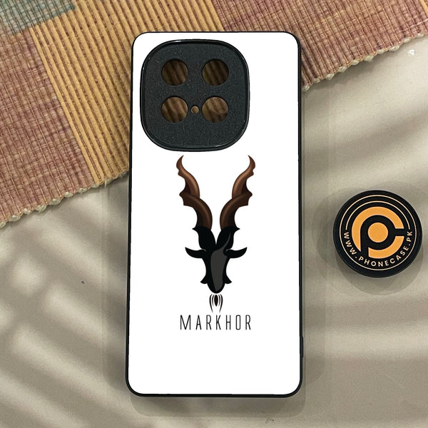 iQOO Z10 Turbo Pro - Markhor Design 2 - Premium Metal Printed Soft Bumper Shock Proof Case