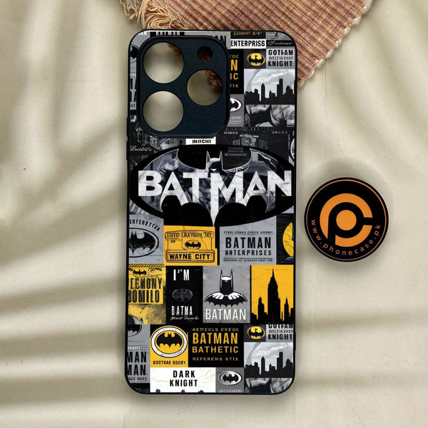 Realme Note 70 - The Gotham Collage - Premium Metal Printed Soft Bumper Shock Proof Case
