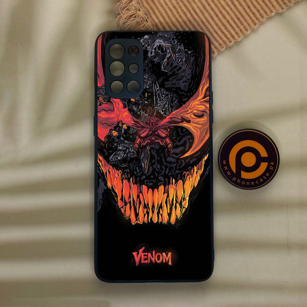 OnePlus 9R - Venom Case - Premium Metal Printed Soft Bumper Shock Proof Case