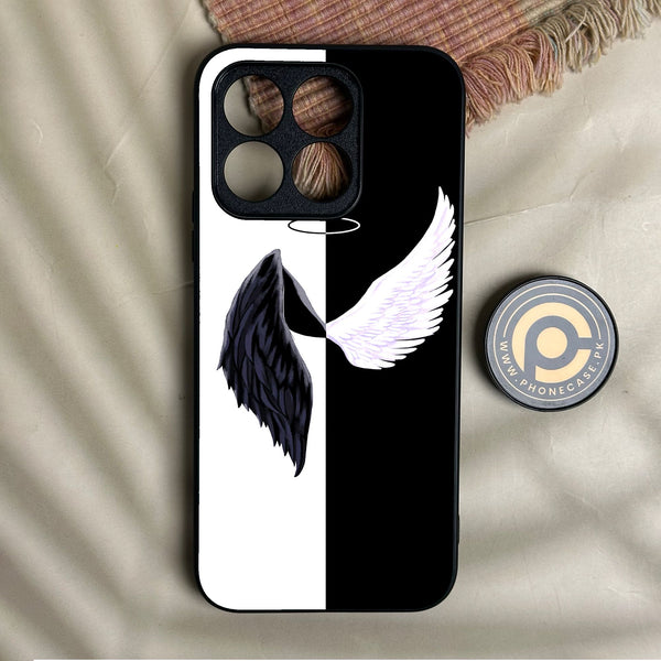Honor X8b - Angel 2.0 Design 5 - Premium Metal Printed Soft Bumper Shock Proof Case