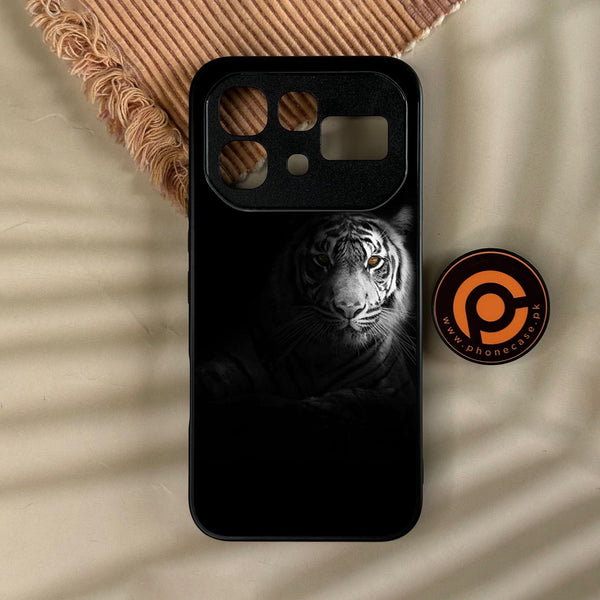 Infinix Note 60 - Tiger Design 10 - Premium Metal Printed Soft Bumper Shock Proof Case