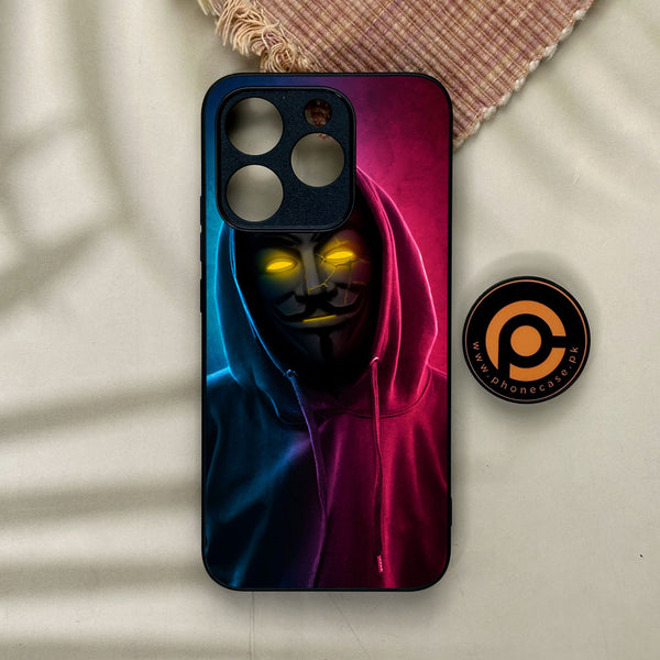 Realme 15T - Anonymous 2.0 Design 2 - Premium Metal Printed Soft Bumper Shock Proof Case