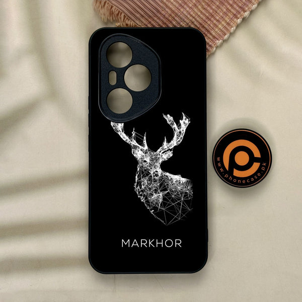 Honor 400 Pro - Markhor Design 4 - Premium Metal Printed Soft Bumper Shock Proof Case