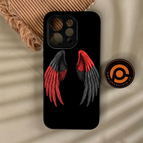 Vivo V70 - Angel Wings Design 7 - Premium Metal Printed Soft Bumper Shock Proof Case