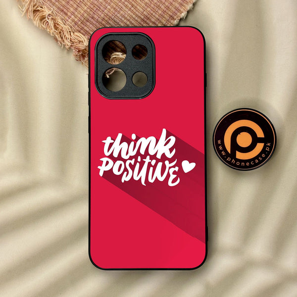 OnePlus 13T - Think Positive Design - Premium Metal Printed Soft Bumper Shock Proof Case
