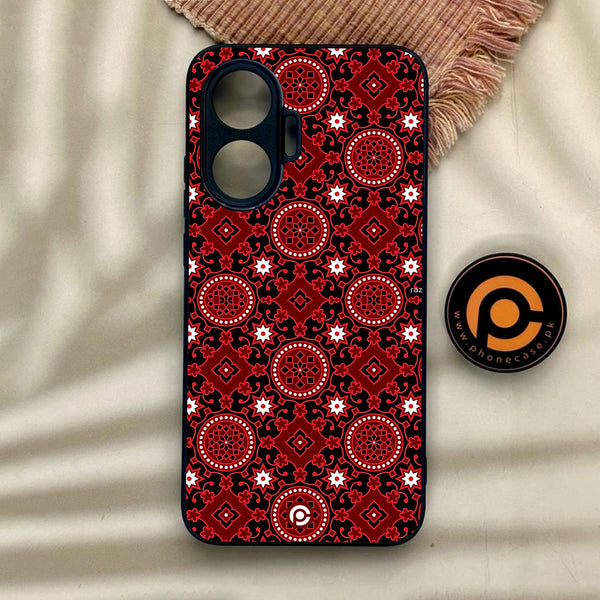 Xiaomi Redmi Turbo 4 Pro - Ajrak Design 6 - Premium Metal Printed Soft Bumper Shock Proof Case