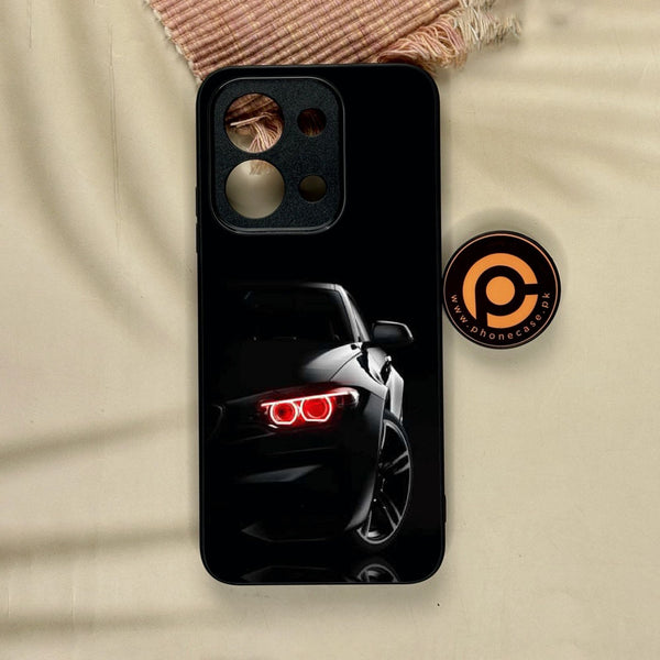 Xiaomi Redmi 15C - Black Art Design 6 - Premium Metal Printed Soft Bumper Shock Proof Case