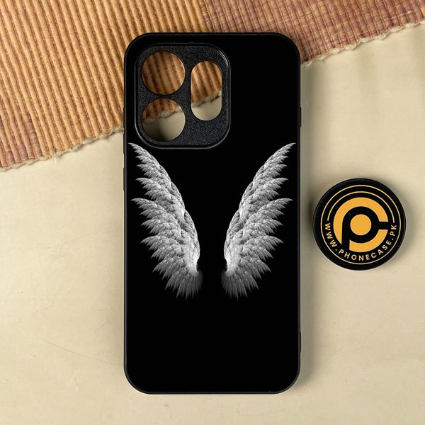 Oppo Reno 16 - Angel Wings Design 6 - Premium Metal Printed Soft Bumper Shock Proof Case