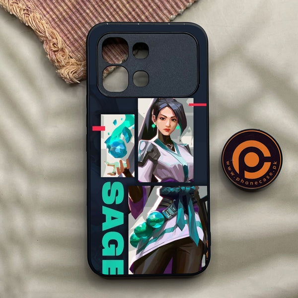 Infinix Note Edge - Battle-Ready Design 1 - Premium Metal Printed Soft Bumper Shock Proof Case