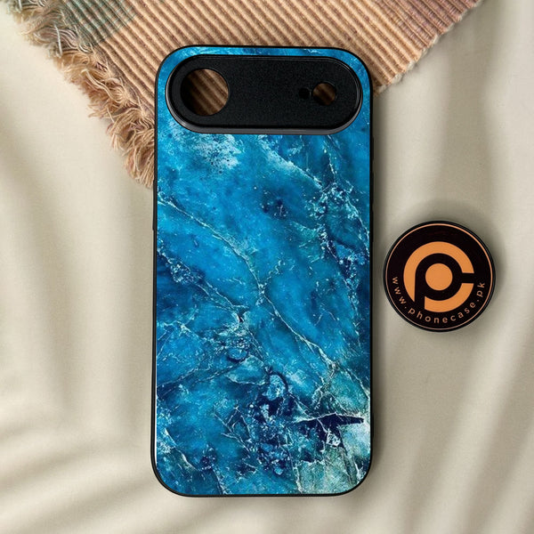 iPhone Air - Blue 2.0 Design 3 - Premium Metal Printed Soft Bumper Shock Proof Case